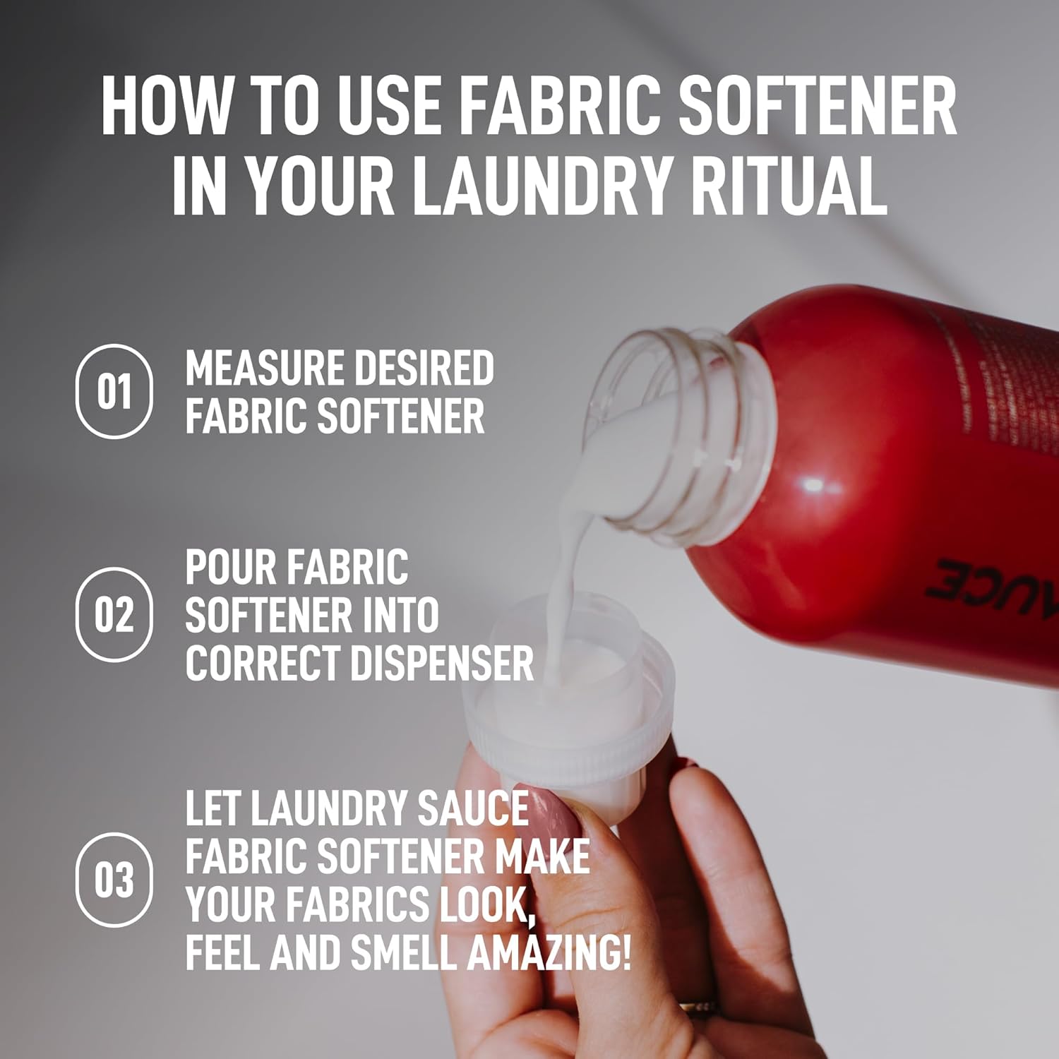 Laundry Sauce - Laundry Fabric Softener (French Saffron) Luxury Fragrance, Softens & Preserves