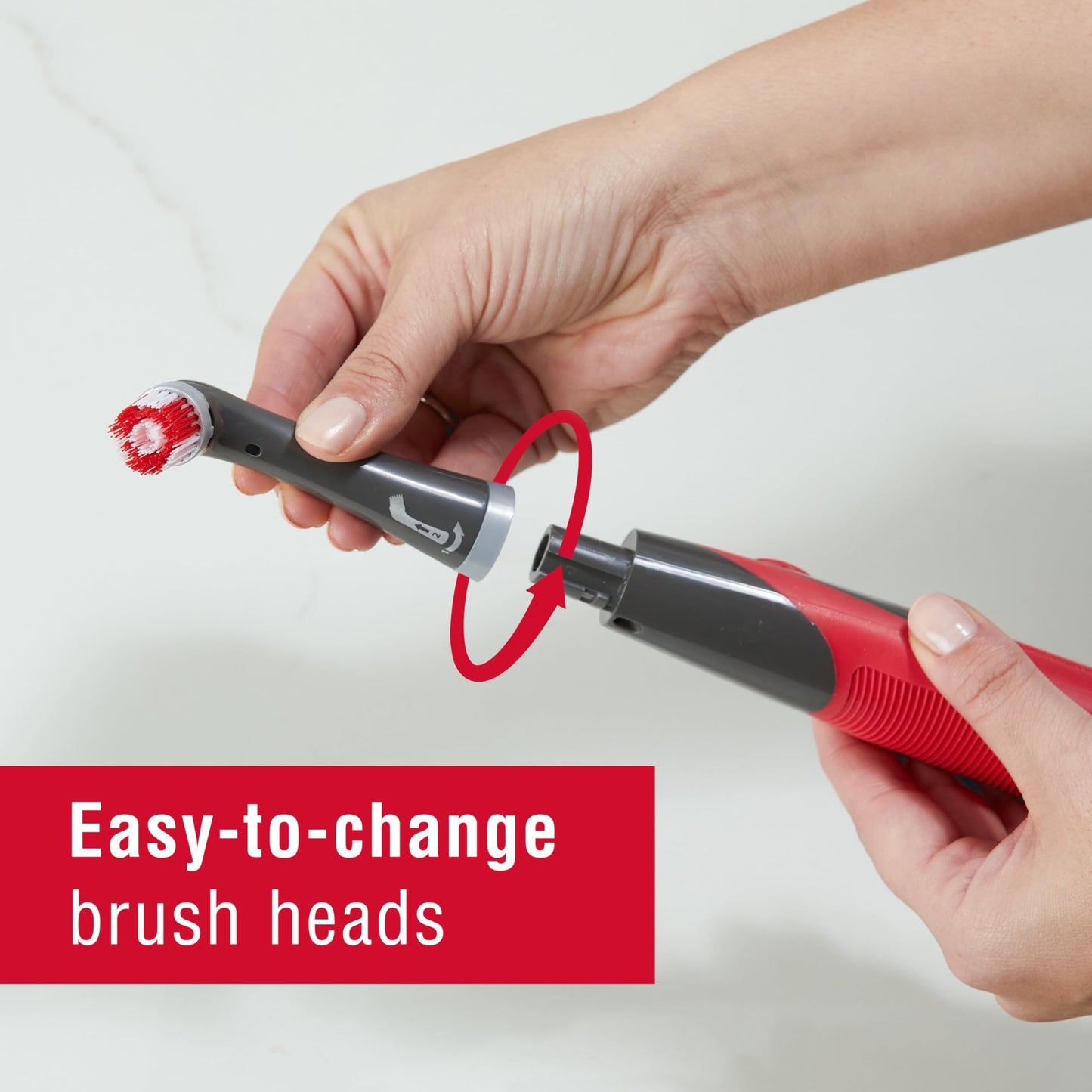 Rubbermaid Reveal Power Scrubber with Multi-Purpose & Grout Head, Cordless Electric Battery Powered