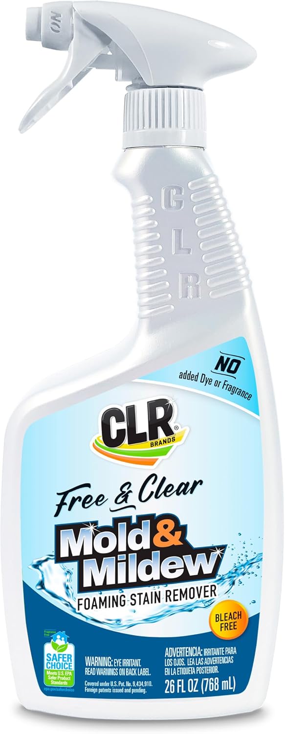 CLR Brands® Mold & Mildew Bleach-Free Free & Clear Stain Remover, No Dyes or Fragrances, 26 Oz