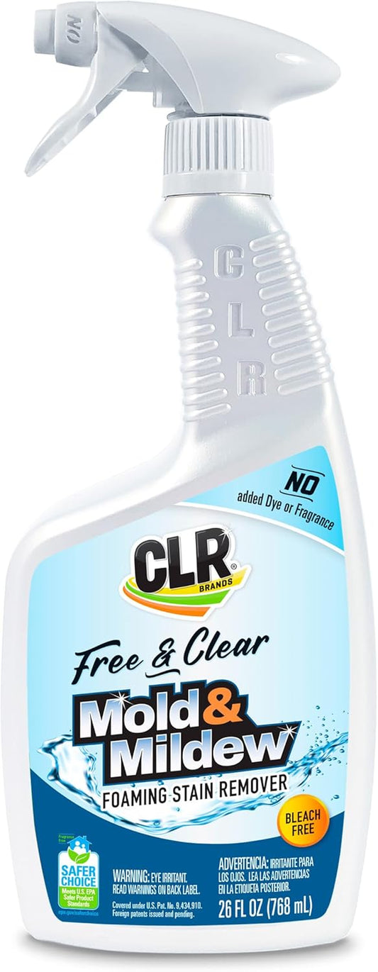 CLR Brands® Mold & Mildew Bleach-Free Free & Clear Stain Remover, No Dyes or Fragrances, 26 Oz