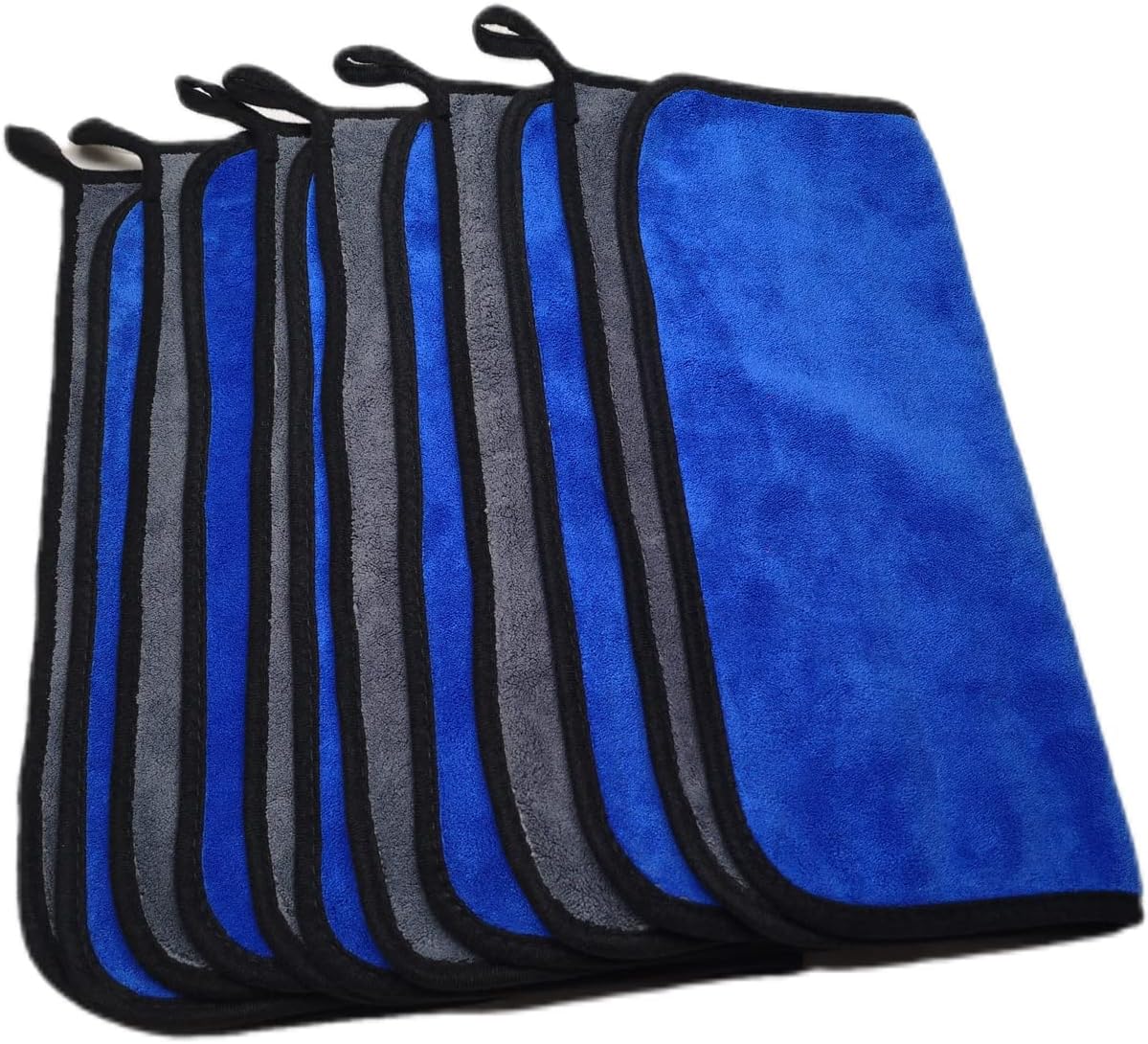 SOFTBATFY Ultrasoft, Large, Thick and Quick Drying Car Microfiber Cleaning Towel 800GSM Polishing