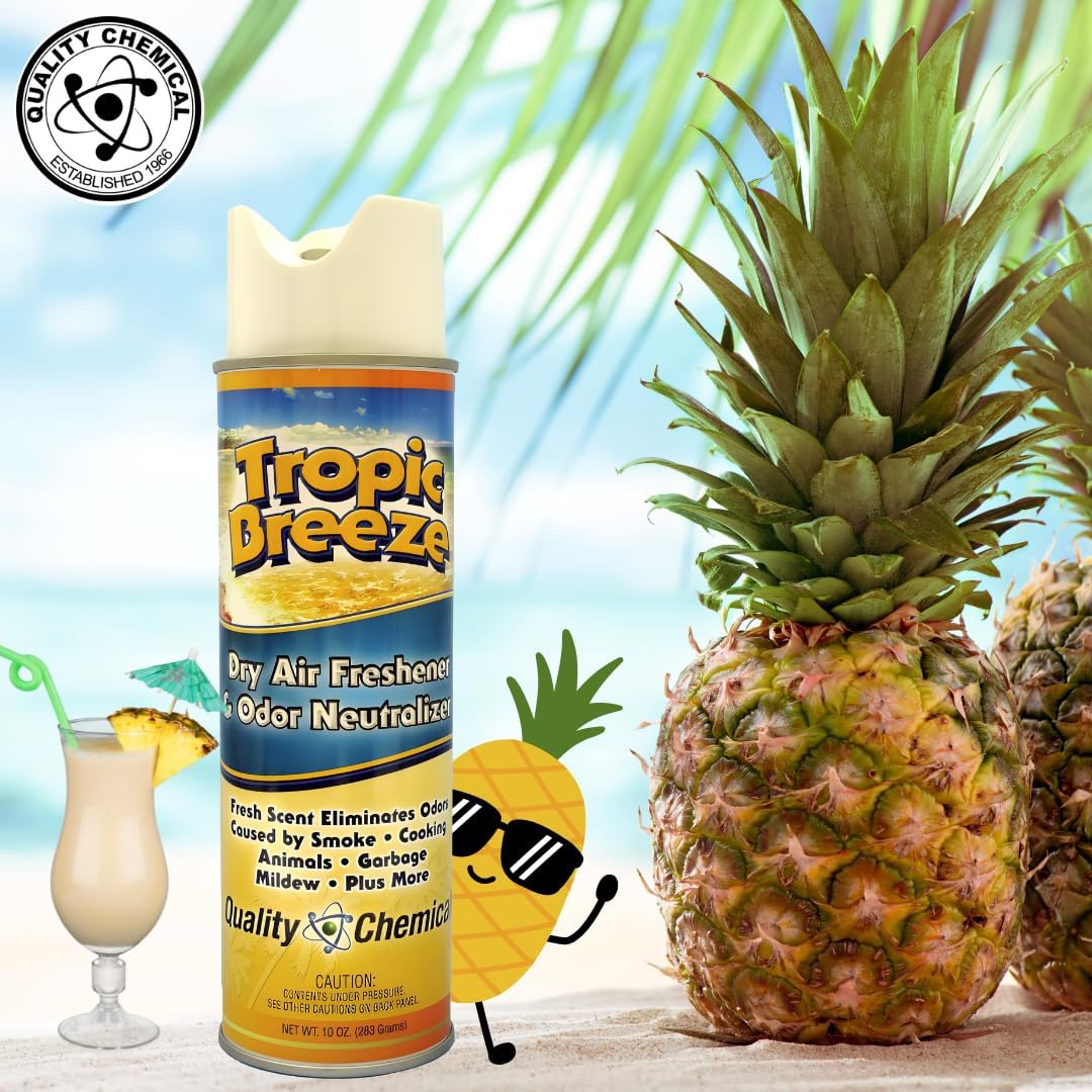 Quality Chemical Tropic Breeze - The Most Powerful Dry Air Freshener and Odor Eliminator - Best