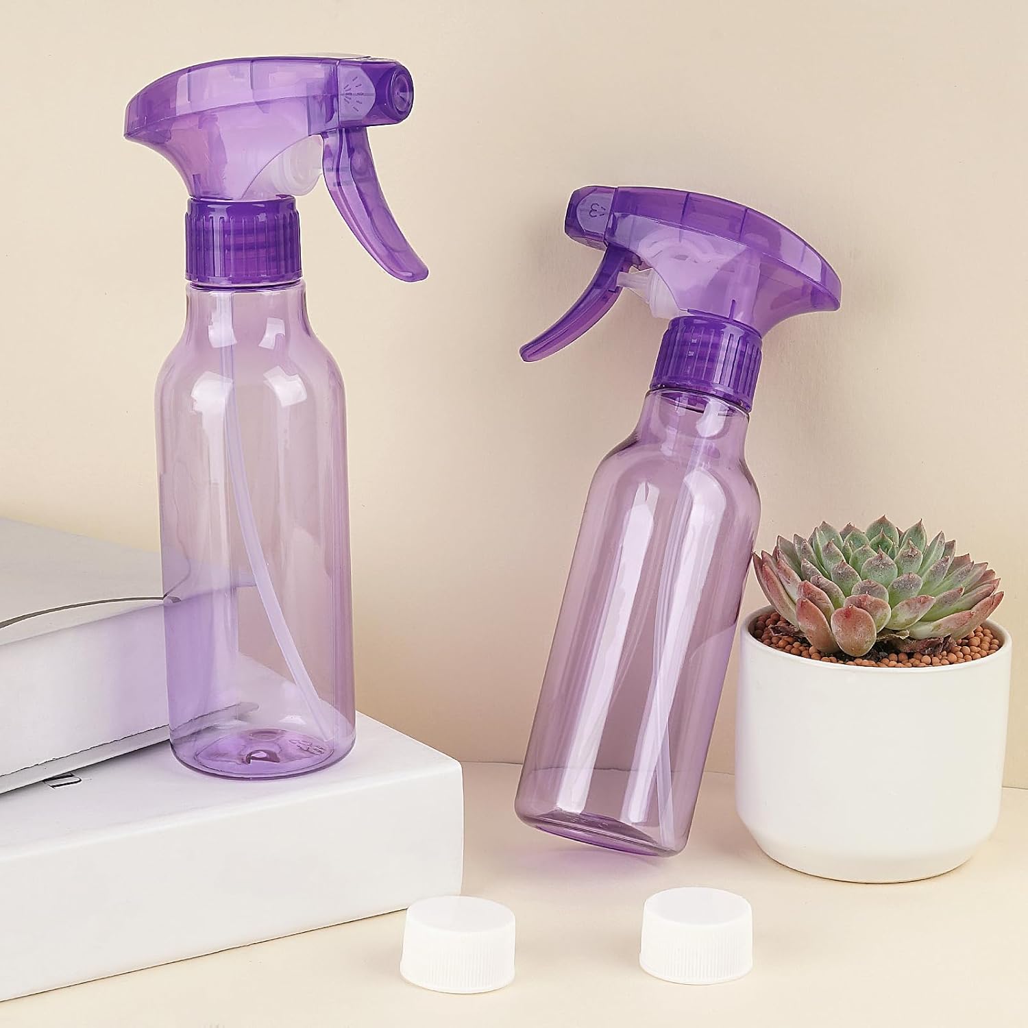 Cosywell Empty Spray Bottles 8.8oz/260ml 2 Pack Plastic Spray Bottle for Cleaning Mist/Stream