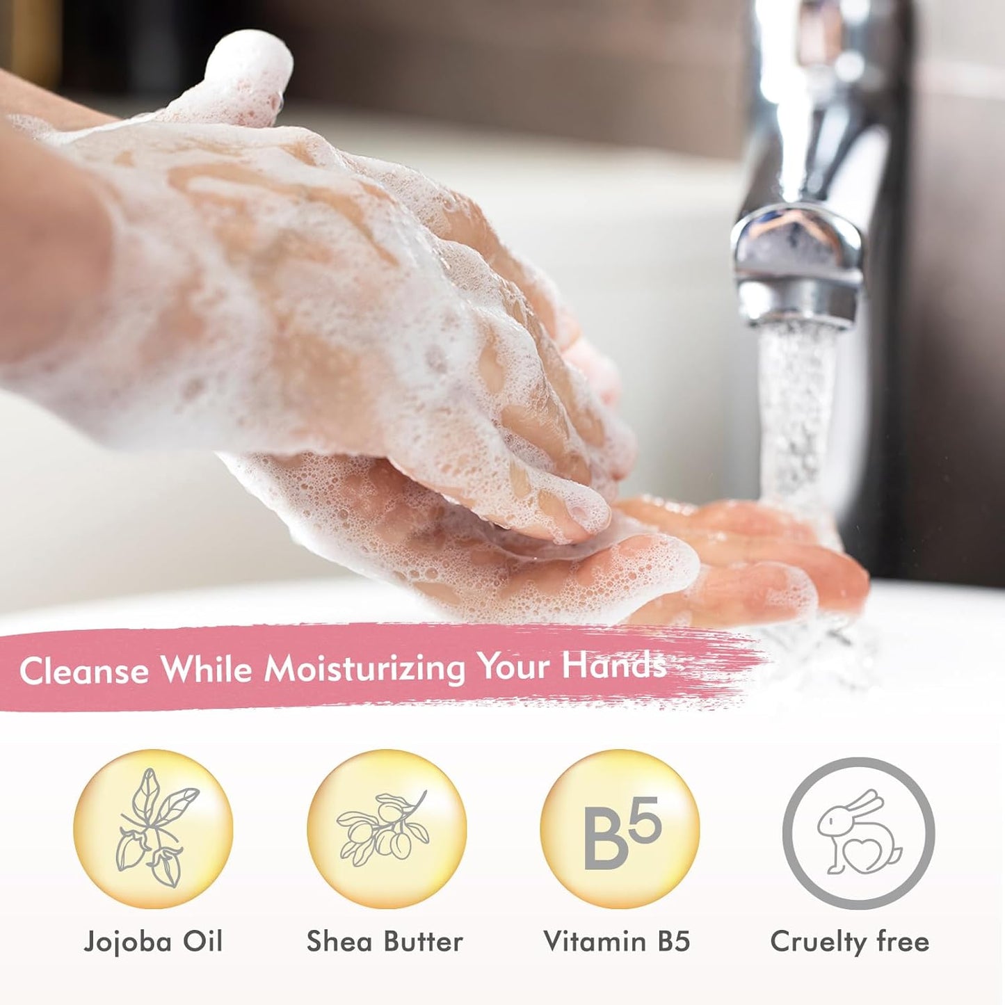 ROMIIE ZOI Liquid Hand Soap Refill Gift Set – 3 Pack (26 Fl Oz Each), Pink Grapefruit Scent