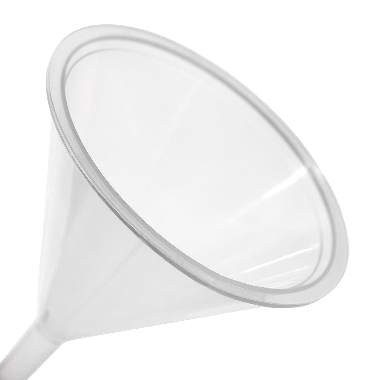 EISCO 10PK Filter Funnels, 2.6" - Polyethylene Plastic - Resistant to Acids & Alkalis - Great for