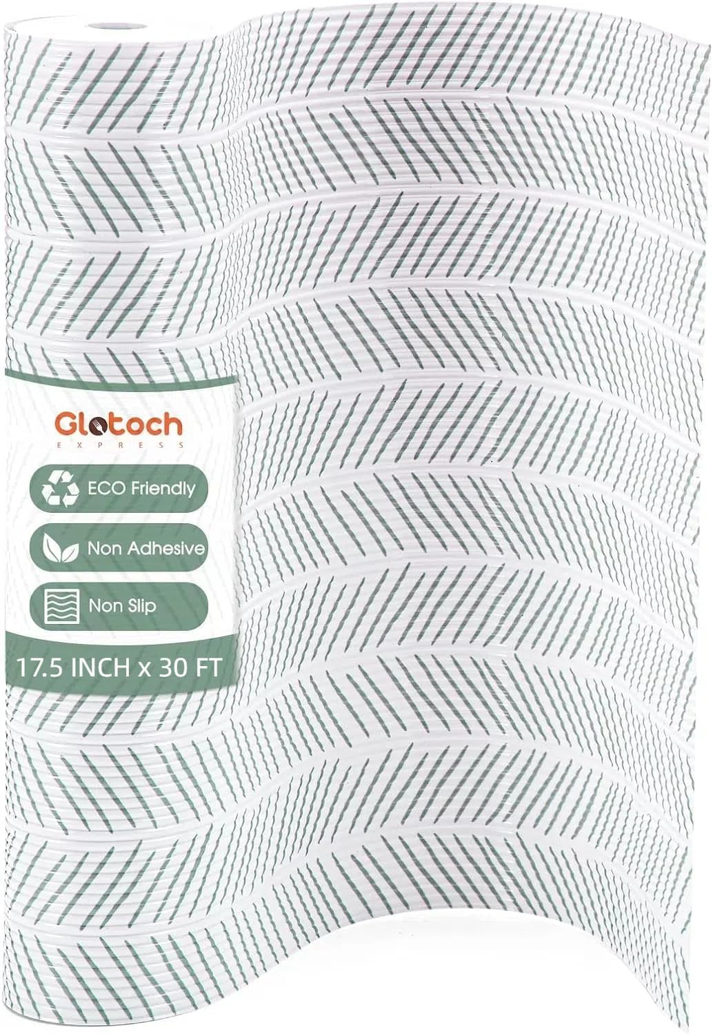 Glotoch Premium Non Slip Shelf Liner, Non-Adhesive Drawer Liner, Waterproof Shelf Liners for