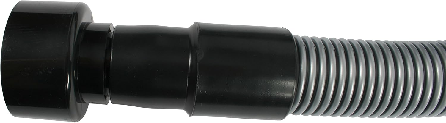 Cen-Tec Systems 20 Ft. Premium Shop Vacuum Extension Hose with 2 tank adapters and 1.25" curved