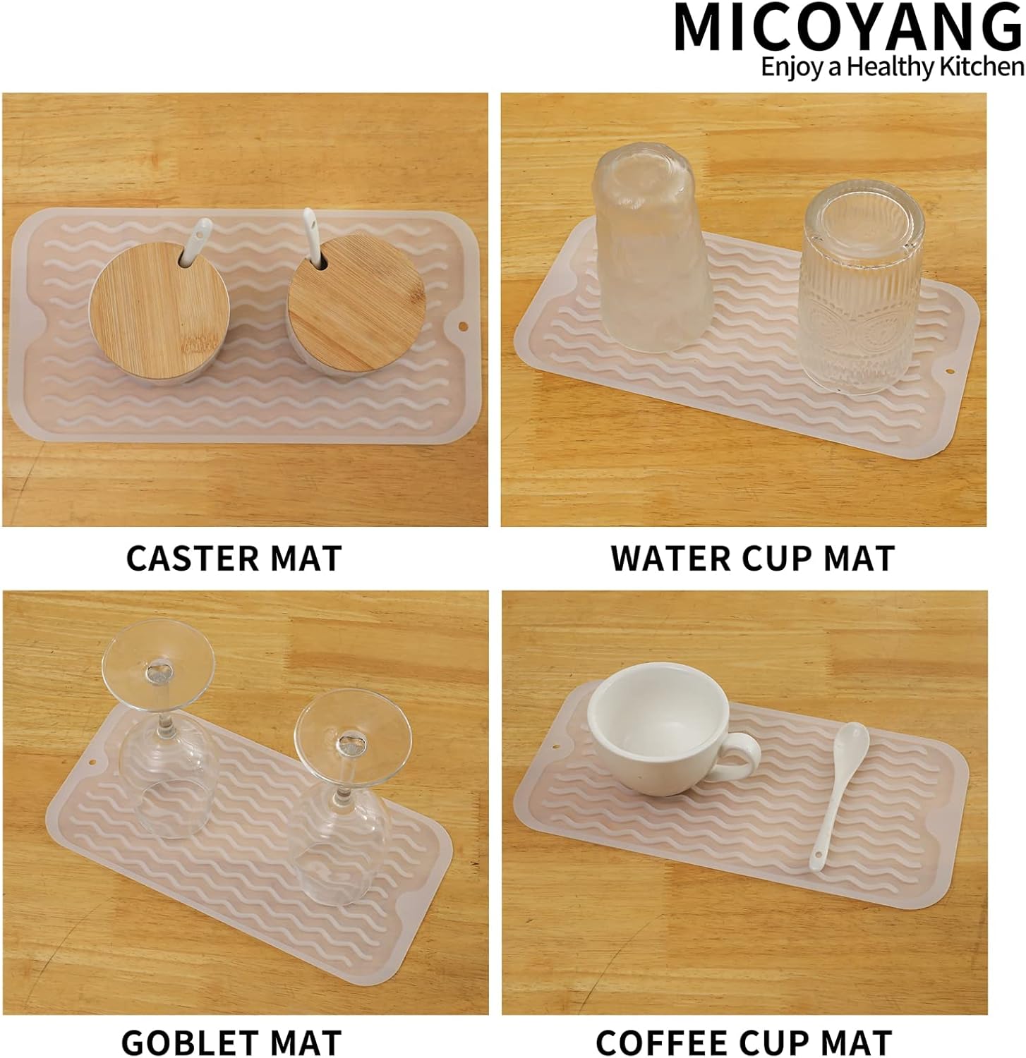 Silicone Dish Drying Mat for Multiple Usage,Easy clean,Eco-friendly,Heat-resistant Silicone Mat for