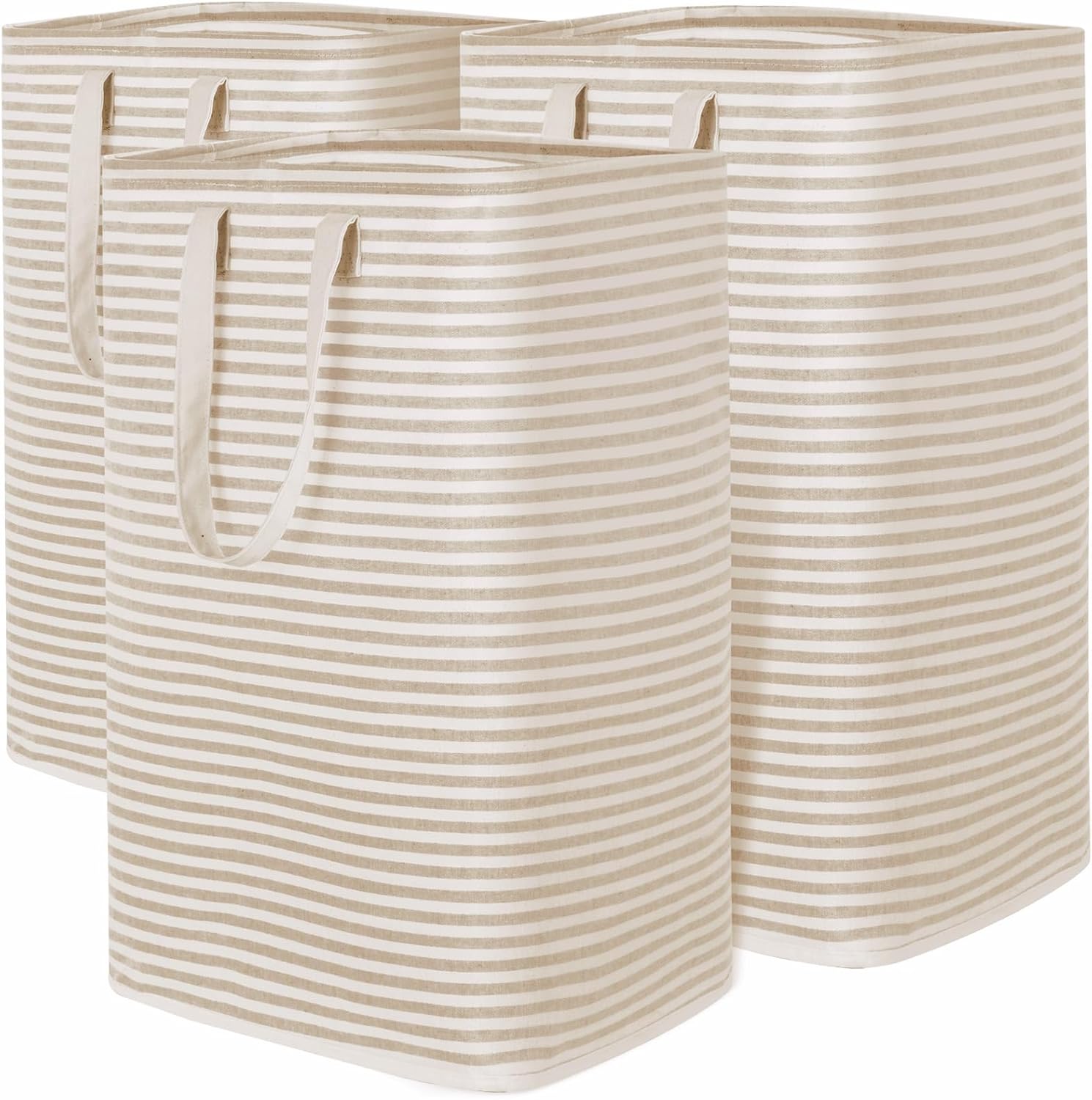 Lifewit 3 Pack Laundry Hamper Large Collapsible Laundry Baskets, Freestanding Waterproof Clothes