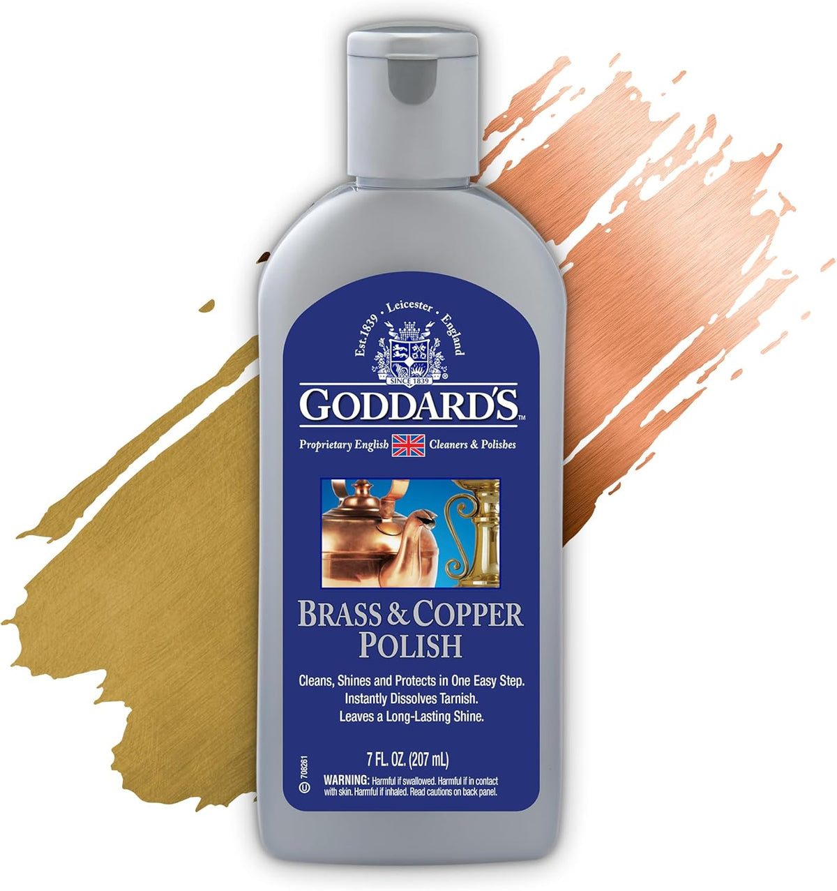 Goddard’s Copper & Brass Polish, Copper Cleaner & Brass Cleaner for Long-Lasting Shine, Metal