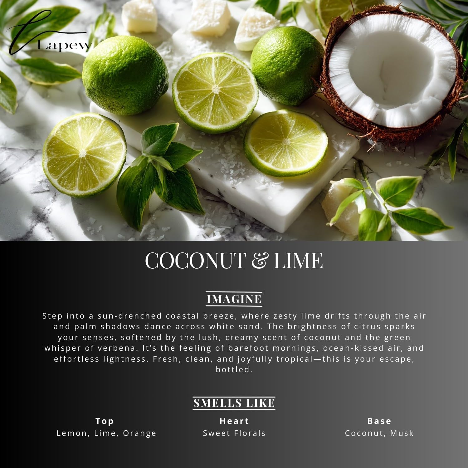 Coconut & Lime Carpet Freshener Powder: Powerful Odor Eliminator for Home, Upholstery Deodorizer