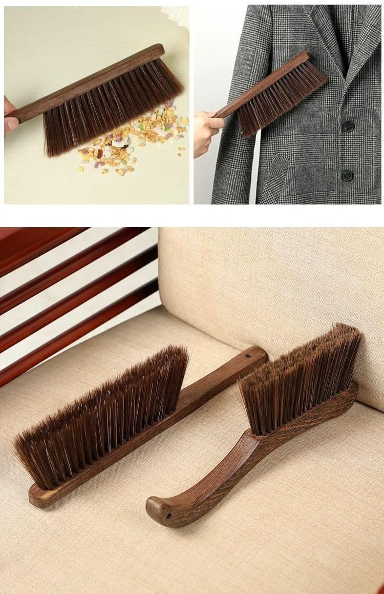 2PCS Hand Broom Cleaning Brushes-Soft Bristles Dusting Brush for Cleaning