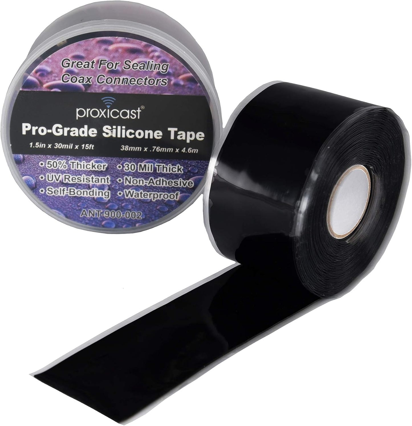 Proxicast Pro-Grade Extra Strong 30mil Weatherproof Self-Fusing Silicone Rubber Sealing Tape For