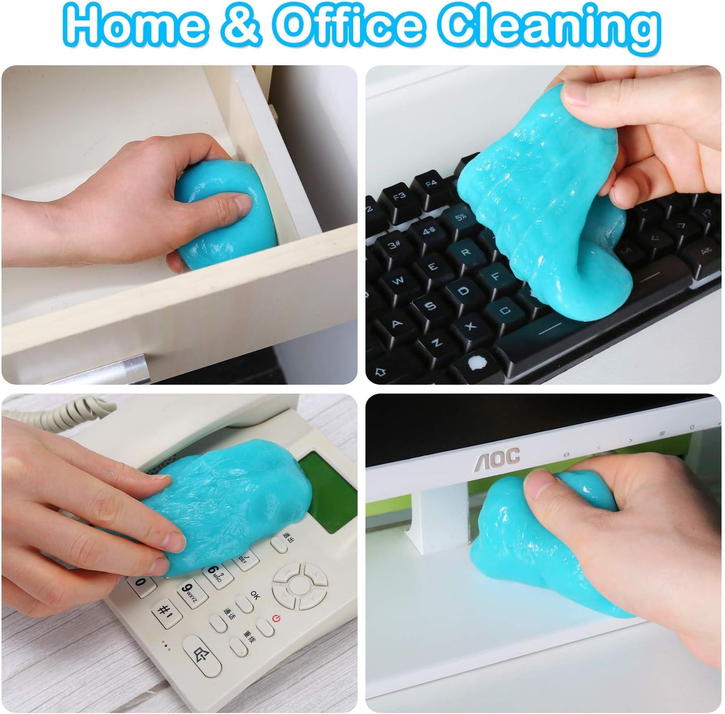 PULIDIKI Car Cleaning Gel Car Clean Putty, Universal Car Interior Cleaner Slime, Perfect Cleaning