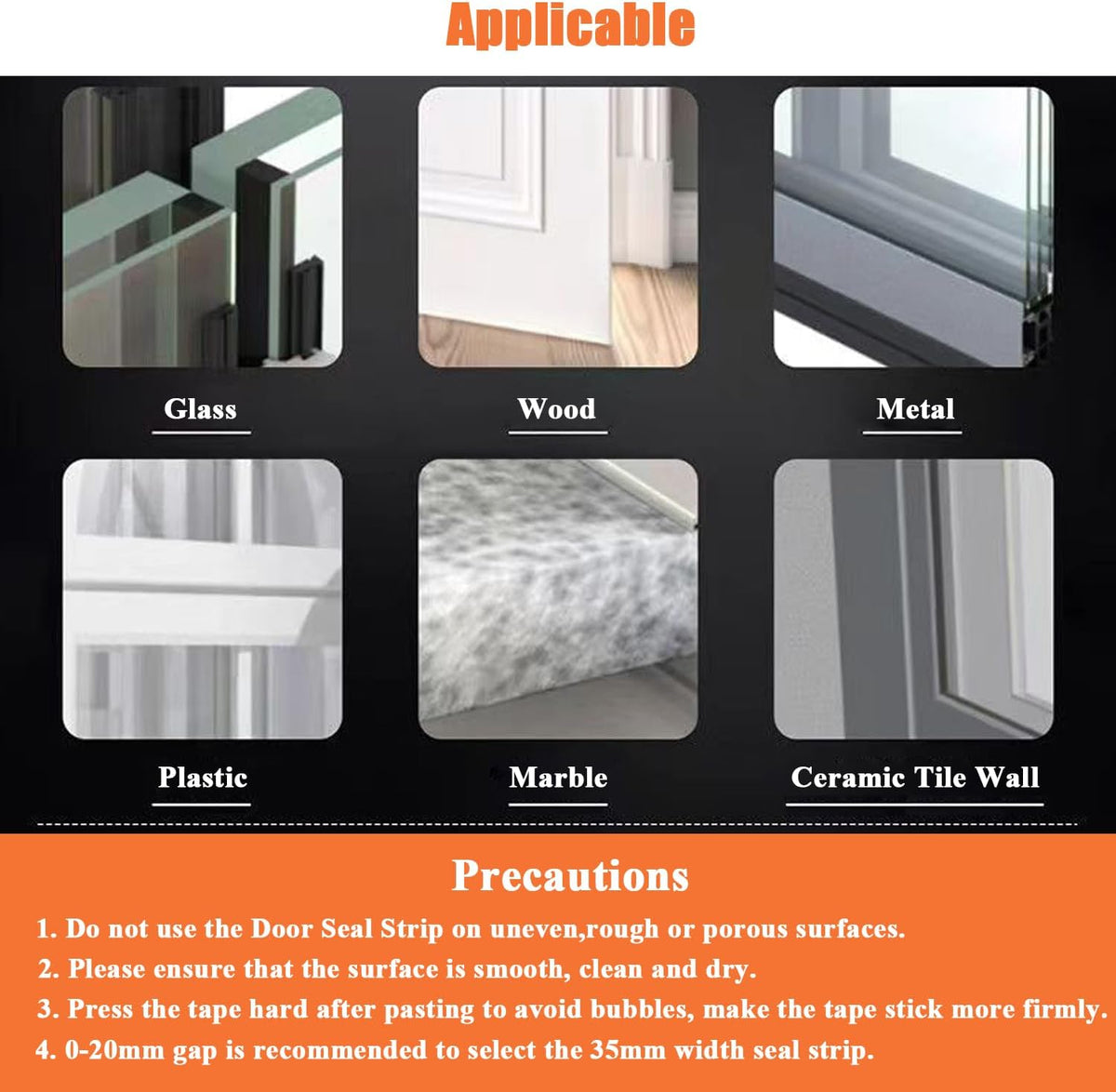 Upgraded 32.8FT Silicone Weather Stripping Door Seal, No Residue Glass Shower Door Seal Strip Under