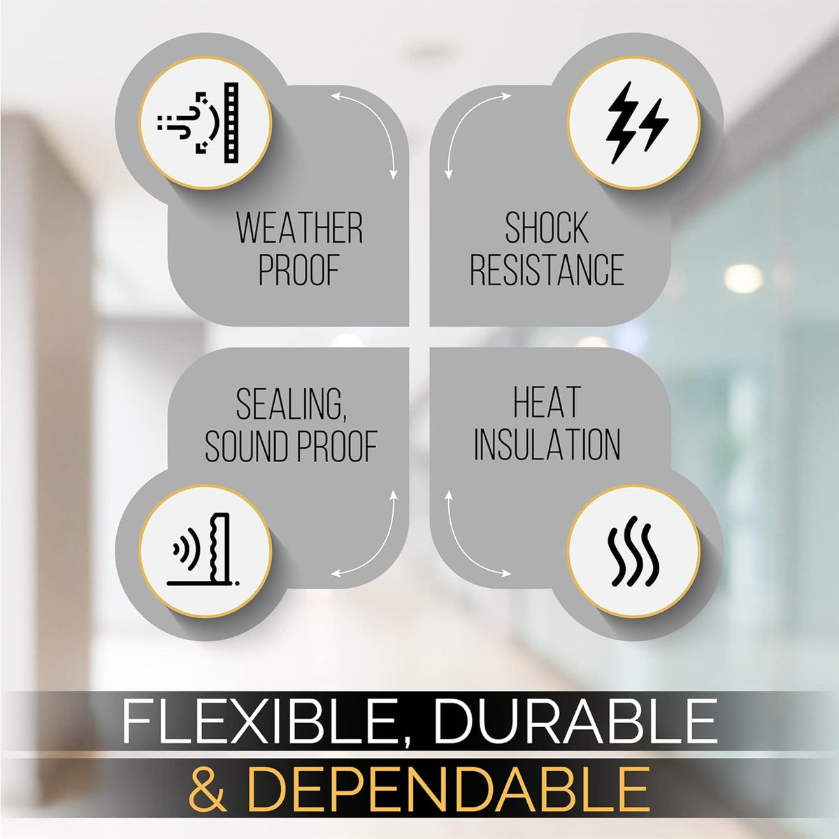 High Density Foam Weather Stripping Door Seal Strip Insulation Tape Roll for Insulating Door Frame