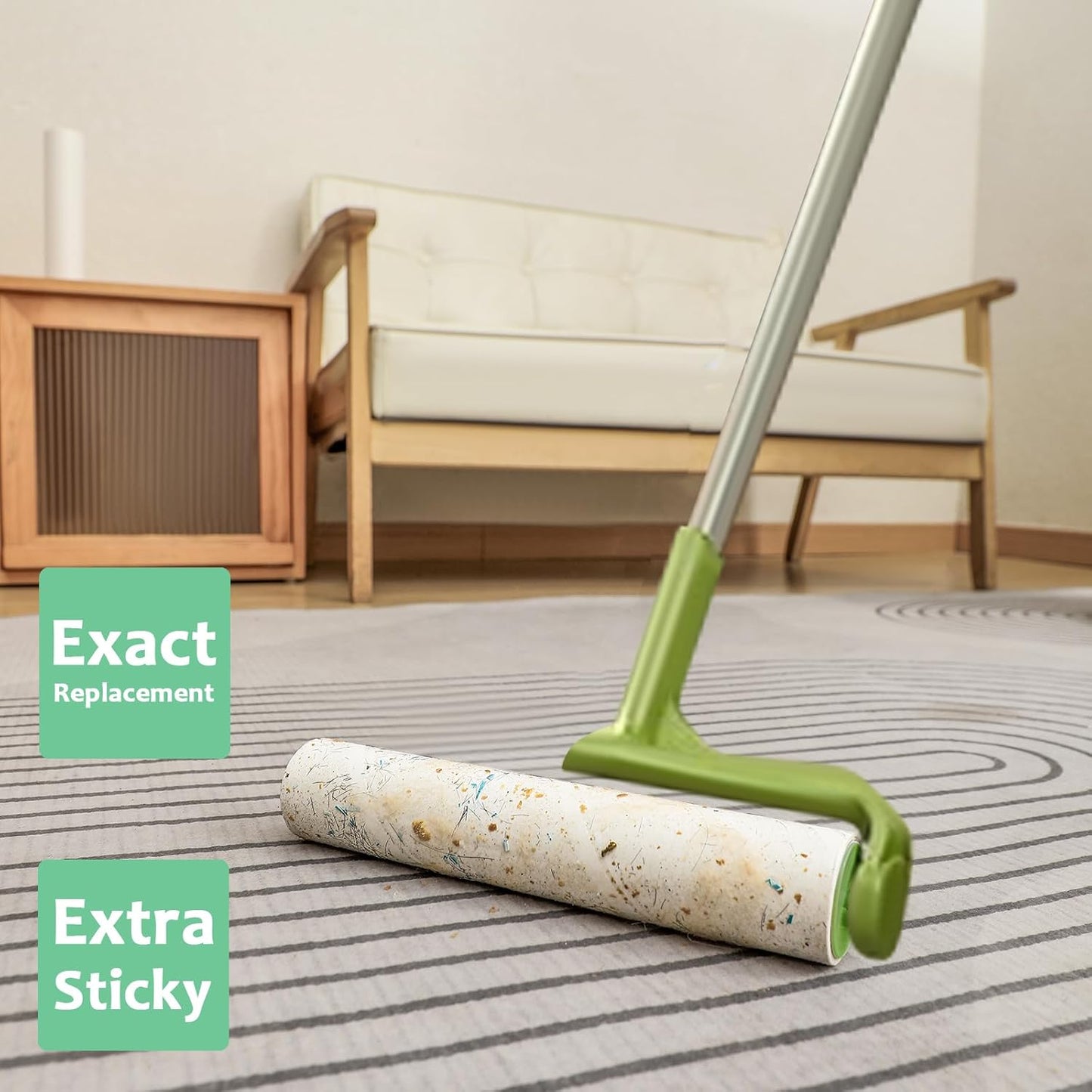 Large Lint Roller Refills 10 inch Wide Ultra Sticky Mega Roller Refills for Evercare Layers Smart