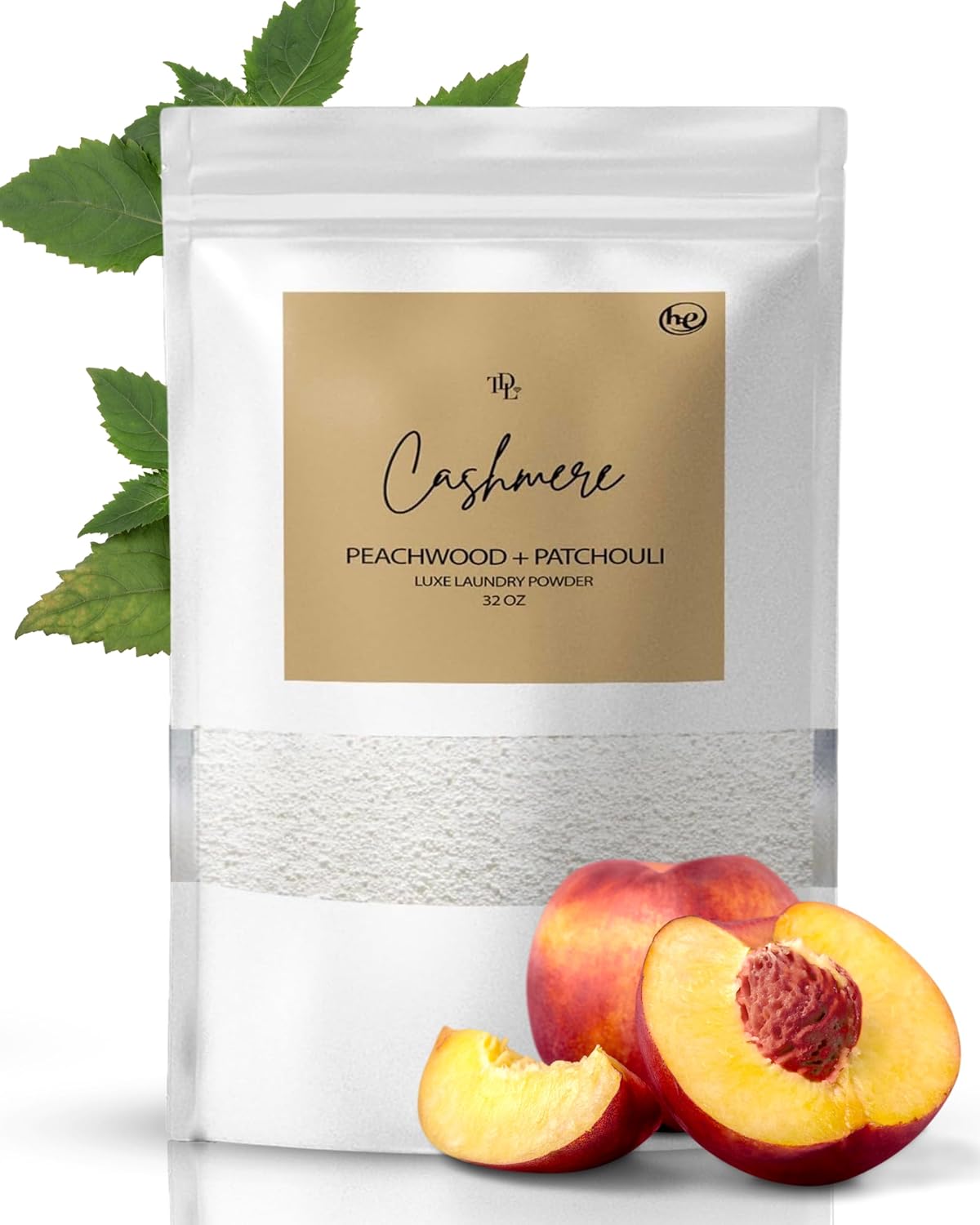 Home "CASHMERE" Laundry Detergent Powder & Laundry Booster – Ultra-Concentrated Peachwood &