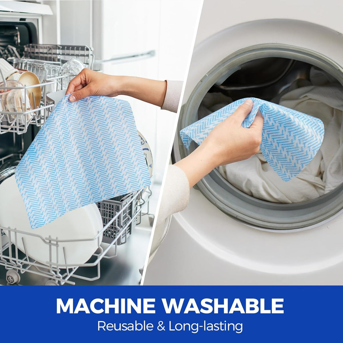 Disposable Cleaning Rolls Handi Wipes Reusable Cleaning Cloths Reusable Dry Kitchen Towels Dish