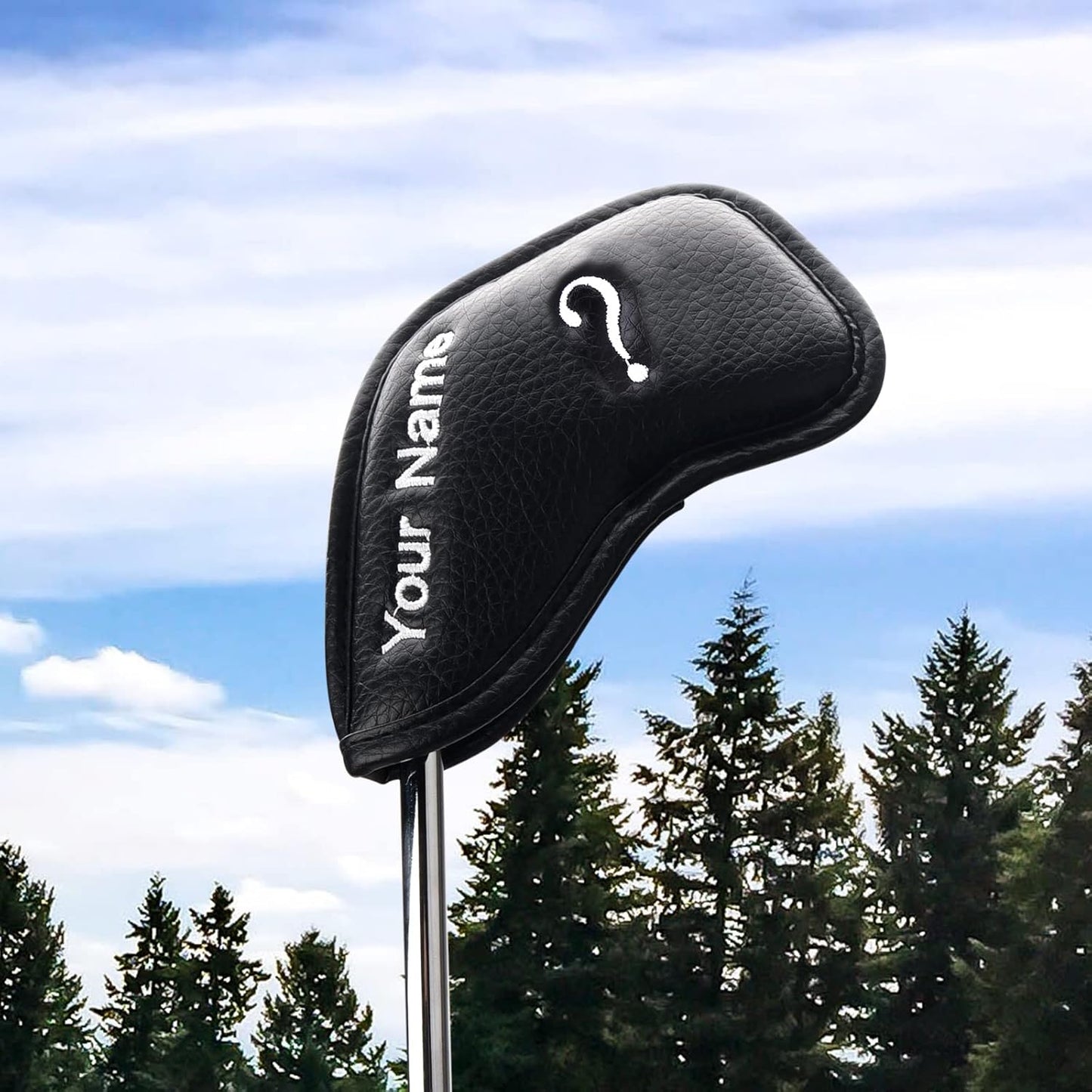CRAFTSMAN GOLF 12pcs or 1pc Thick Synthetic Leather Golf Iron Head Covers Set Headcover Fit All