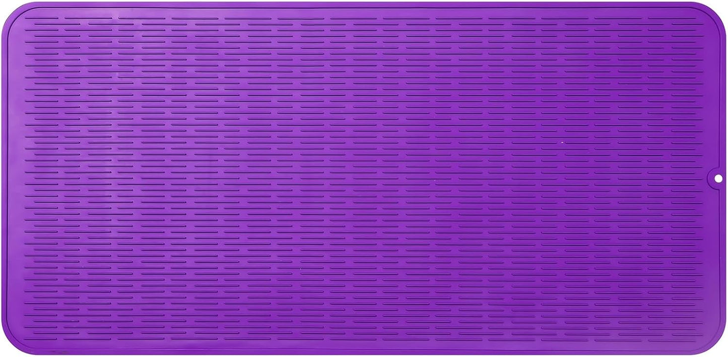 Silicone Dish Drying Mat for Multiple Usage,Easy clean,Eco-friendly,Heat-resistant Silicone Mat for