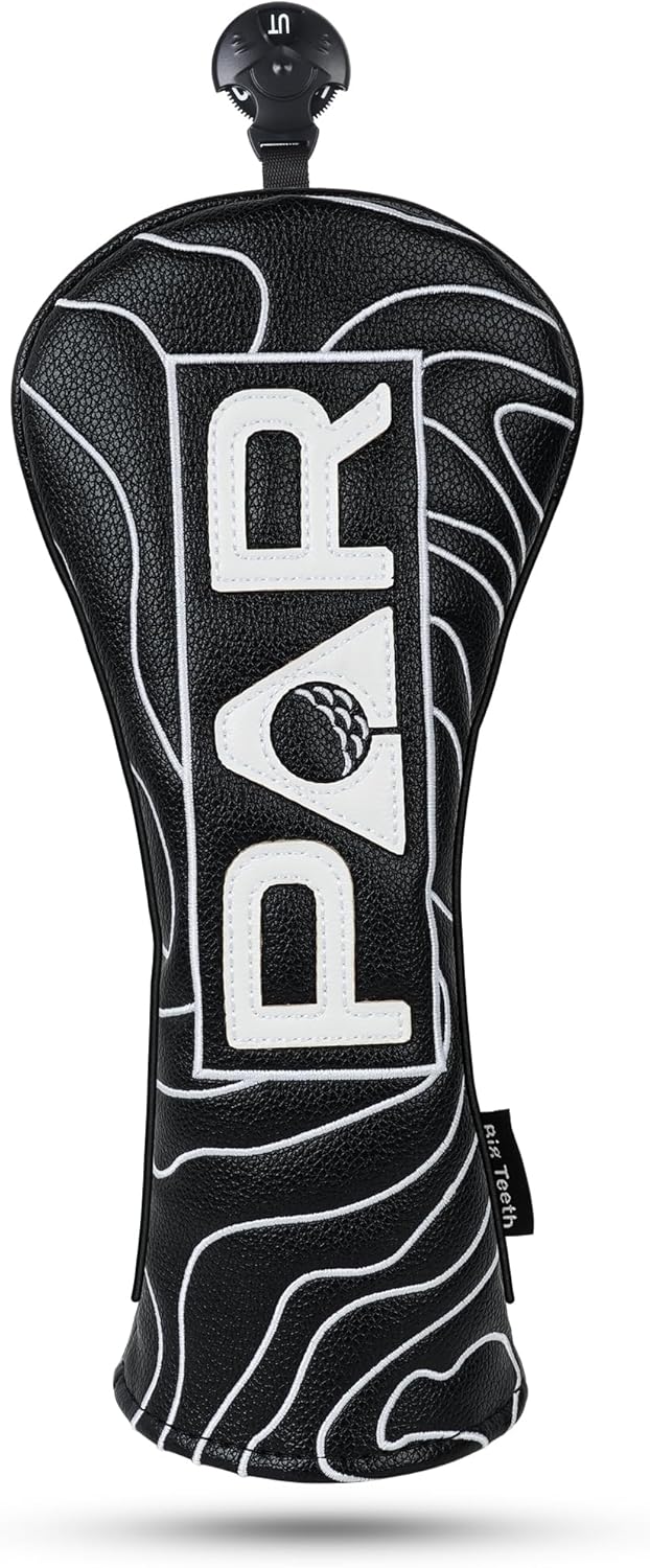 Big Teeth Golf Club Covers Full Set Driver Headcover Fairway Wood Hybrid Golf Club Iron Head