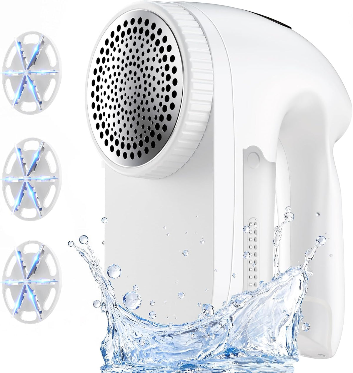 IPX6 Waterproof Washable Electric Fabric Shaver and Lint Remover, Rechargeable Sweater Defuzzer