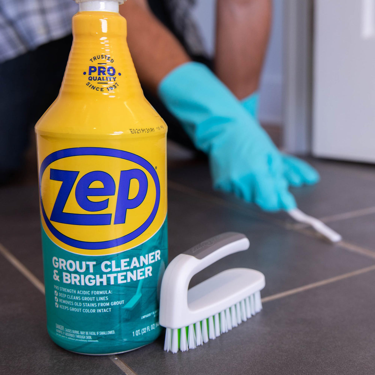 Zep Grout Cleaner and Brightener, 32 Ounce (1 Bottle), ZU104632 – view 7