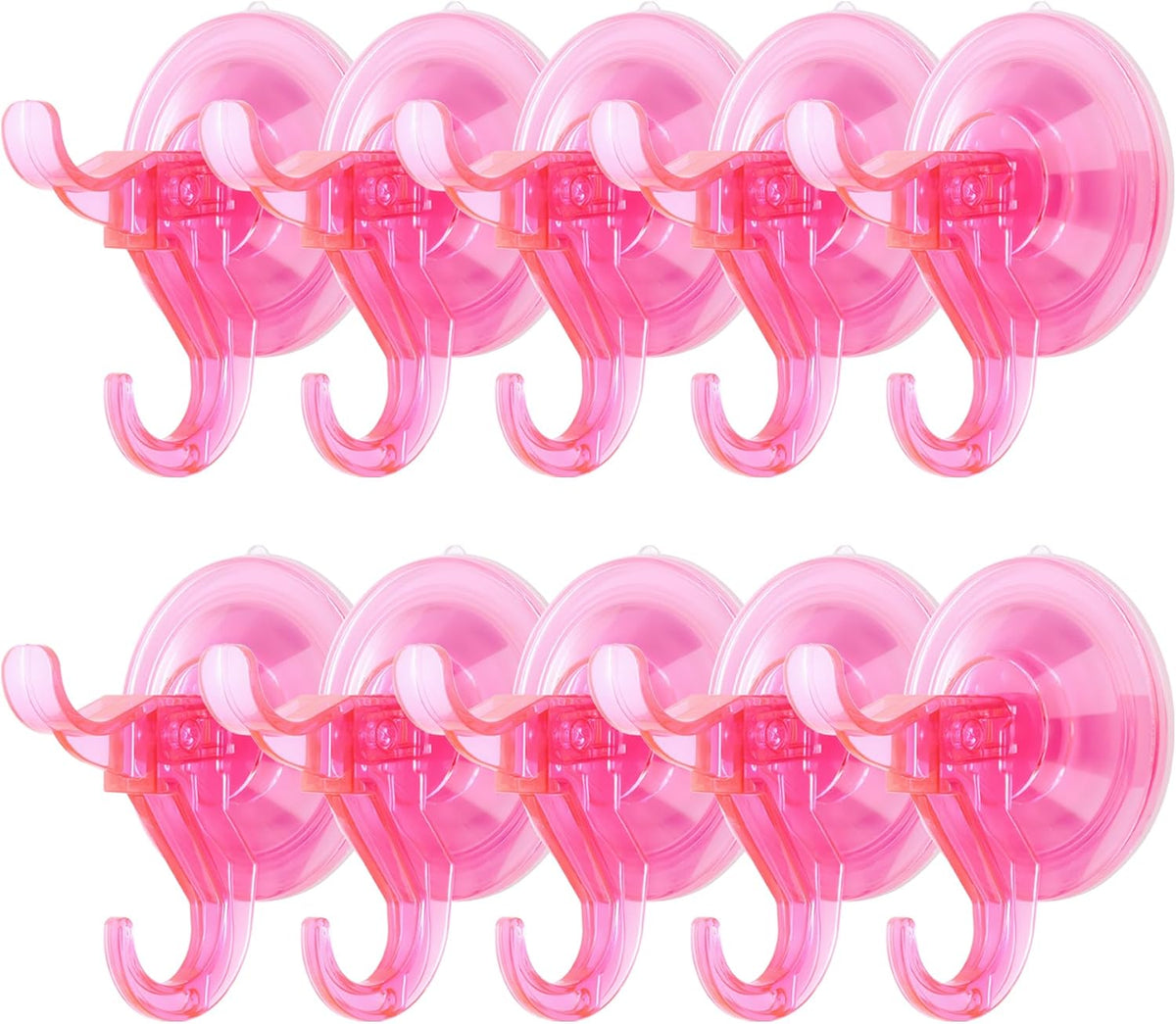 Antimbee Suction Cup Hooks,10 Pack Reusable Suction Cup Hangers,Removable Small Suction Cups for