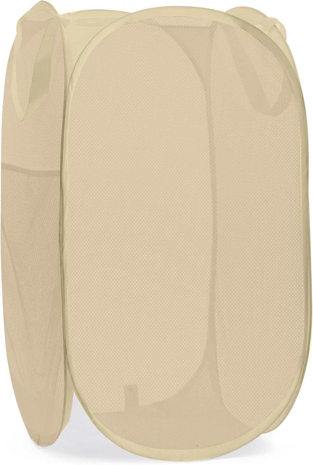 Handy Laundry Collapsible Mesh Pop Up Hamper with Wide Opening and Side Pocket - Breathable