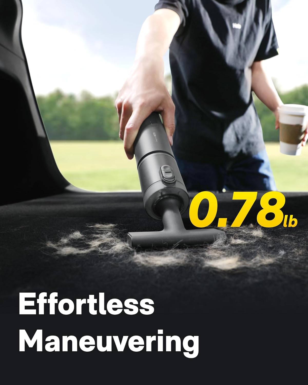 HOTO Handheld Car Vacuum Cleaner Cordless, 4-in-1 Portable Mini Vacuum with 20000Pa Strong Suction