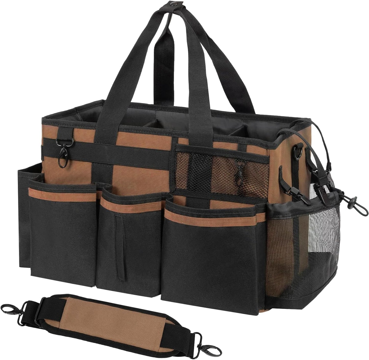 Wearable Cleaning Caddy, Cleaning Caddy Supplies Organizer with Handle & Shoulder Straps for