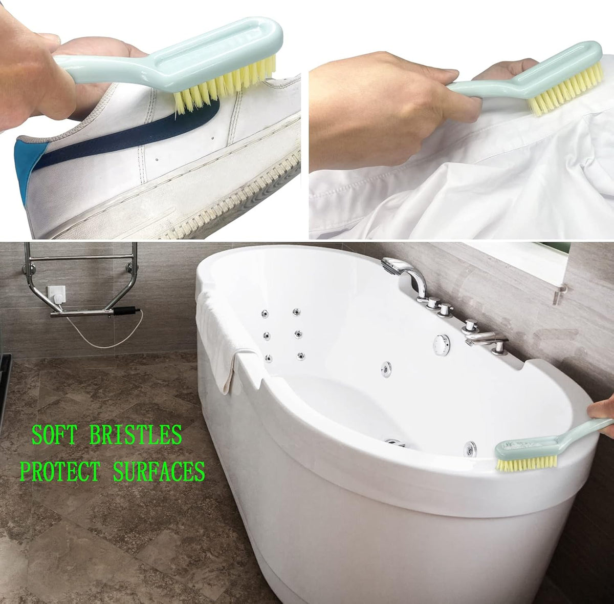 Cleaning Brush Shoe Kitchen Bottle Brush Sink Bathroom Household Dish Pot Pan Edge Corners Tile
