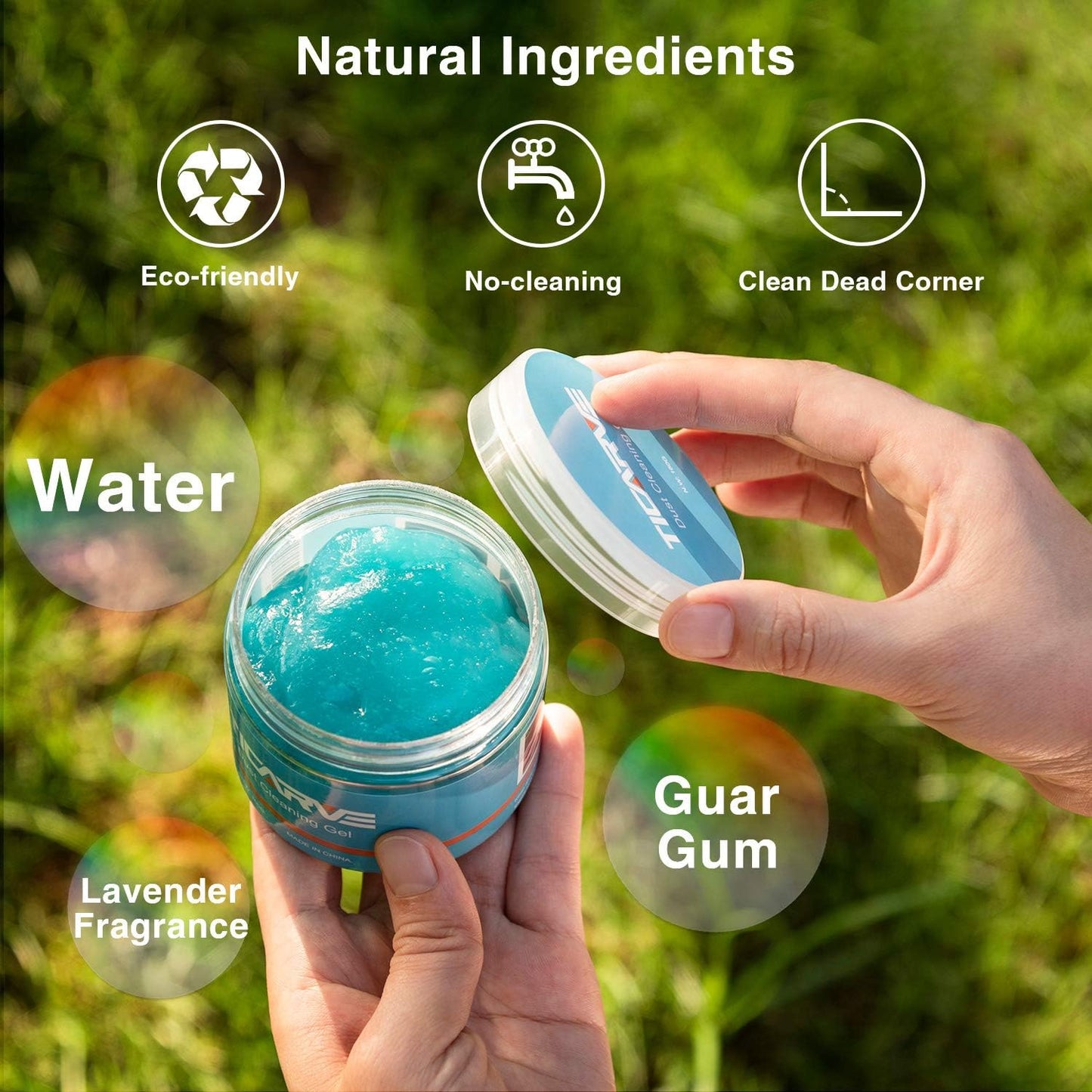 TICARVE Cleaning Gel for Car Detail Tools Car Cleaning Automotive Dust Air Vent Interior Detail