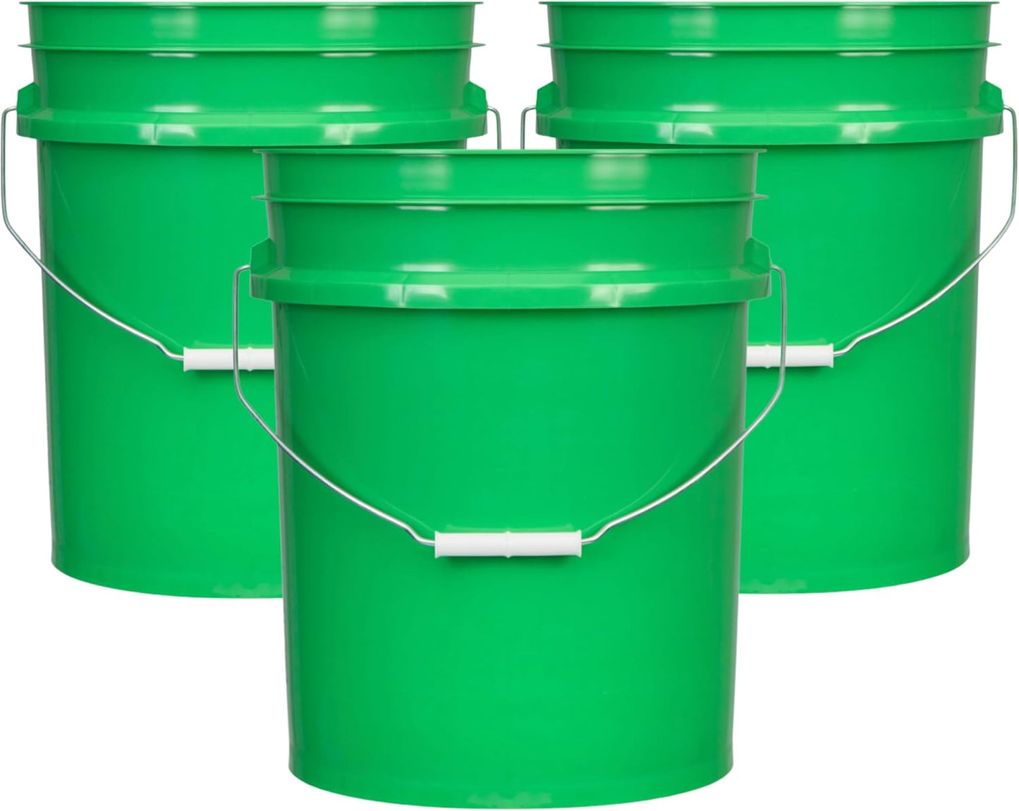 House Naturals 5 Gallon Premium HPDE Plastic Bucket - Made in USA Food Grade Storage Container, BPA