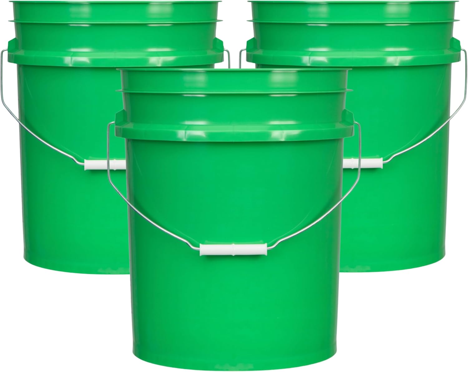 House Naturals 5 Gallon Premium HPDE Plastic Bucket - Made in USA Food Grade Storage Container, BPA