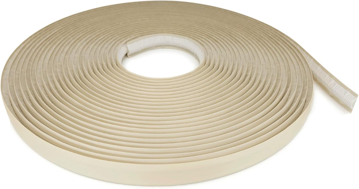 InstaTrim The Original Flexible Trim - 50ft Ivory 3/4" Wide Caulk Tape - Adhesive Trim with Many