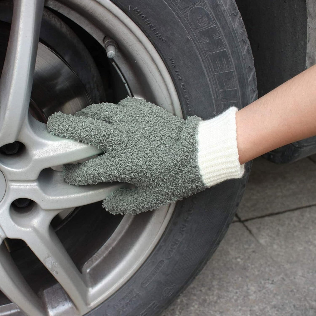 MIG4U Microfiber Gloves - Dusting Gloves for House Cleaning - Washable Blind Cleaner Duster Tool