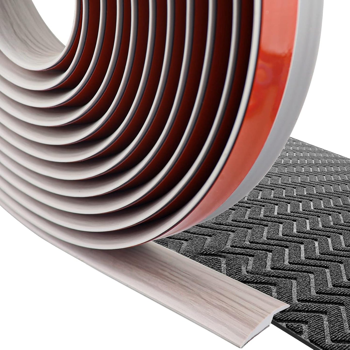 Floor Transition Strip Self Adhesive Carpet & Flooring Transitions Edging Trim Strip PVC Threshold