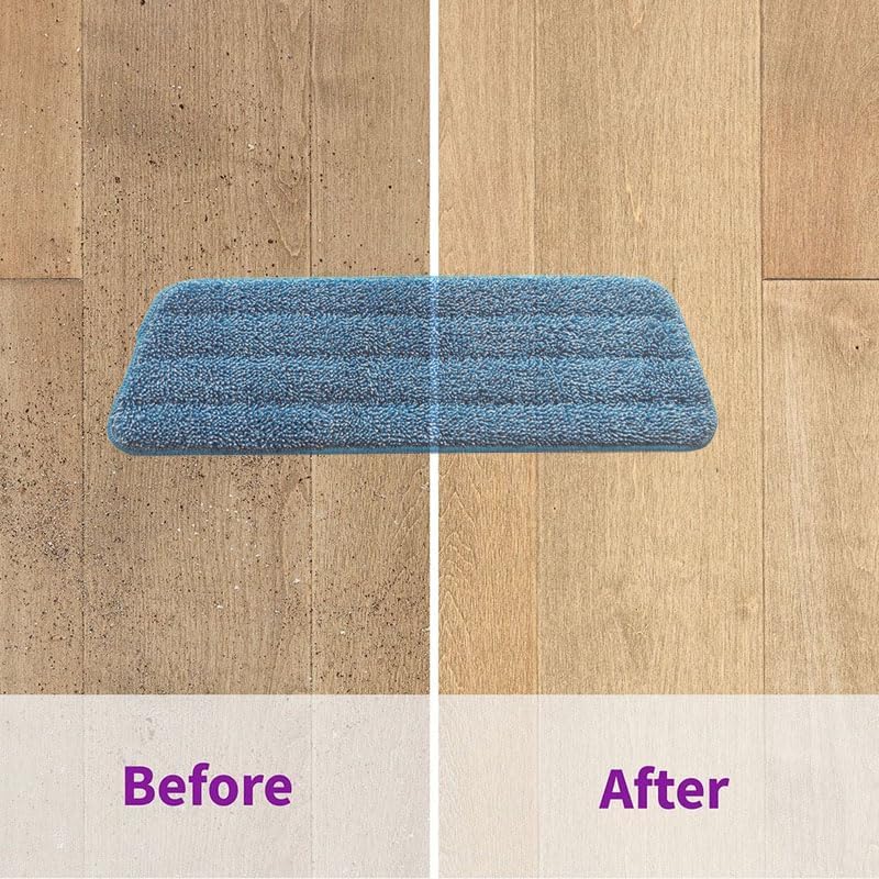 6 Pack Replacement Mop Refills Compatible with Rejuvenate Click N Clean Multi-Surface Spray Mop