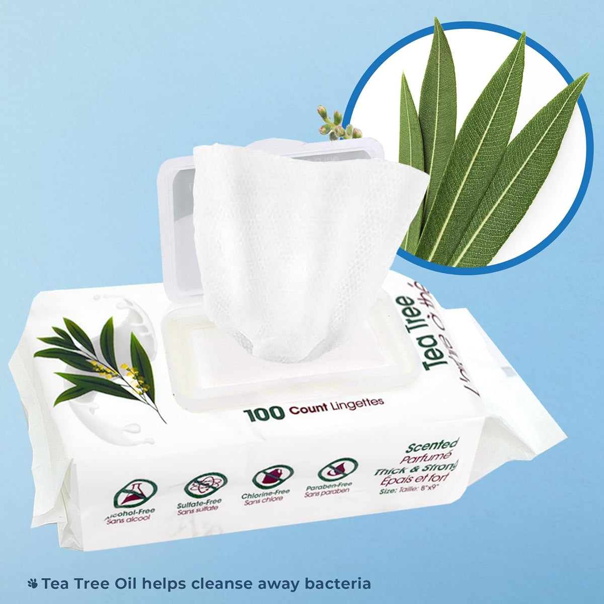 Best Pet Supplies Pet Wipes for Dogs - Dog Wipes Cleaning Deodorizing, for Coats, Ears, Paws