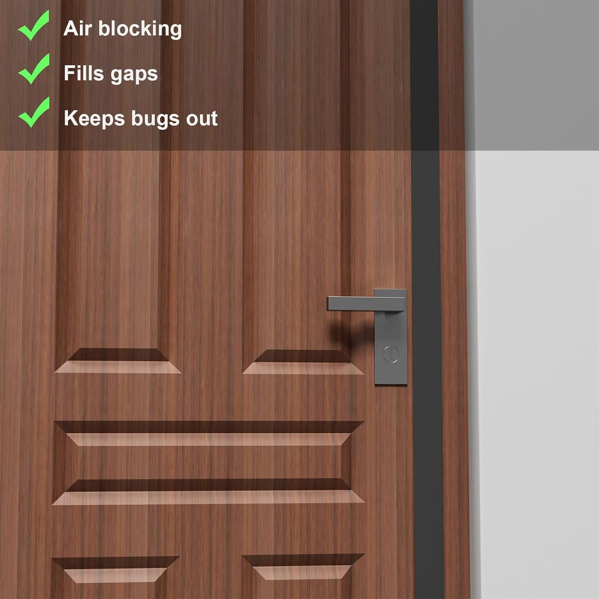T-Shaped Door Draft Stopper, 1.37 in x 20 Ft Silicone Seal Strip for Windows Gaps, Weather