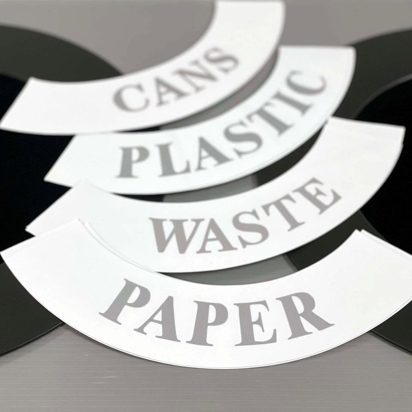 Safco Trash Can Recycle Bin Combo, 28 Gallon Each (3 Bin), At Your Disposal Recycling Center