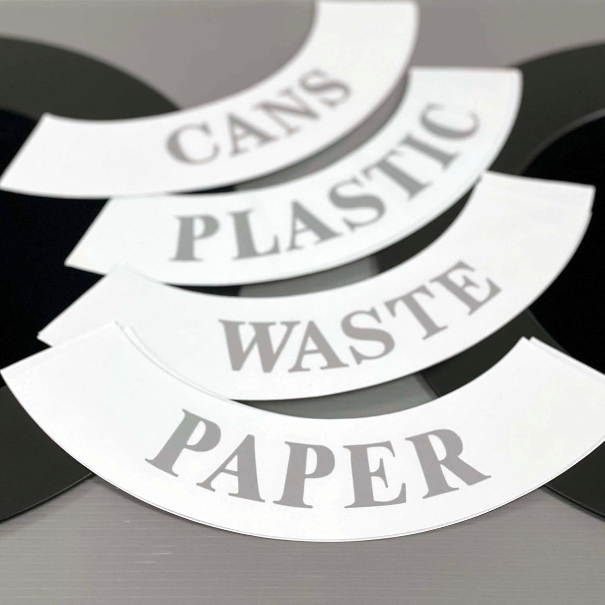 Safco Trash Can Recycle Bin Combo, 28 Gallon Each (3 Bin), At Your Disposal Recycling Center
