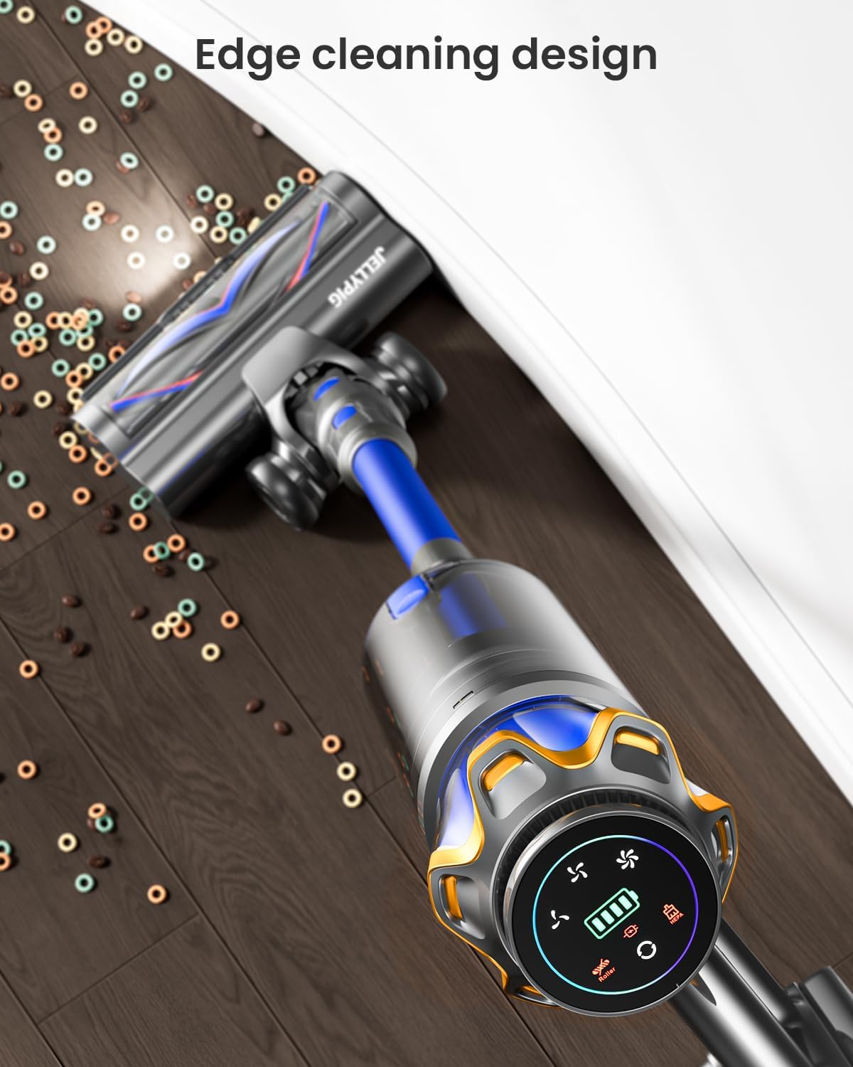 Cordless Vacuum Cleaner, Upgraded 600W 50KPA 70Mins Cordless Stick Vacuum Cleaner with