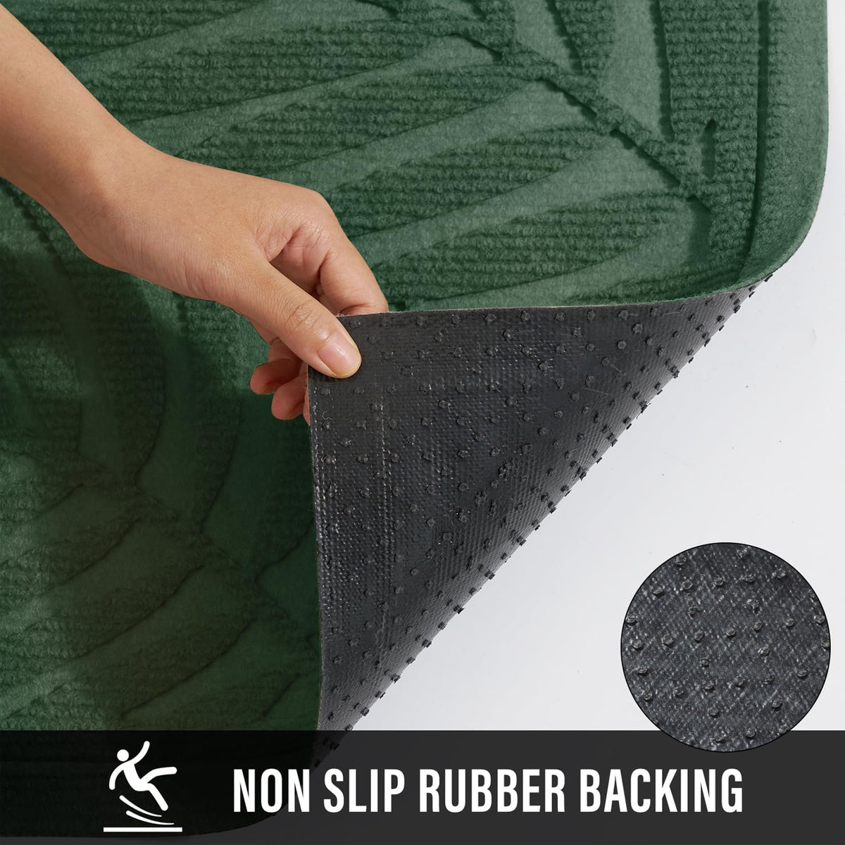 Front Door Mat, Absorbent Resist Dirt Welcome Door Mat Indoor Outdoor, Waterproof Doormat, Sturdy