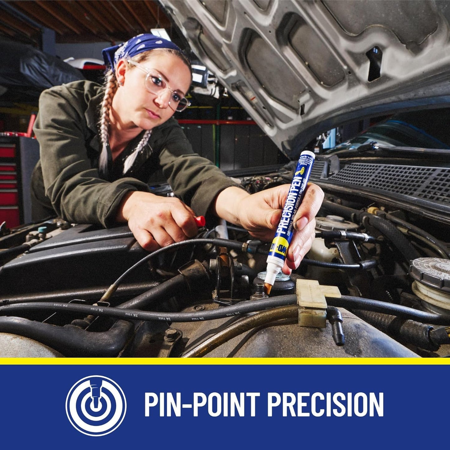 WD-40 Original Formula- Precision Pen On-The-Go, Lubrication with Pin-Point Precision, Controlled