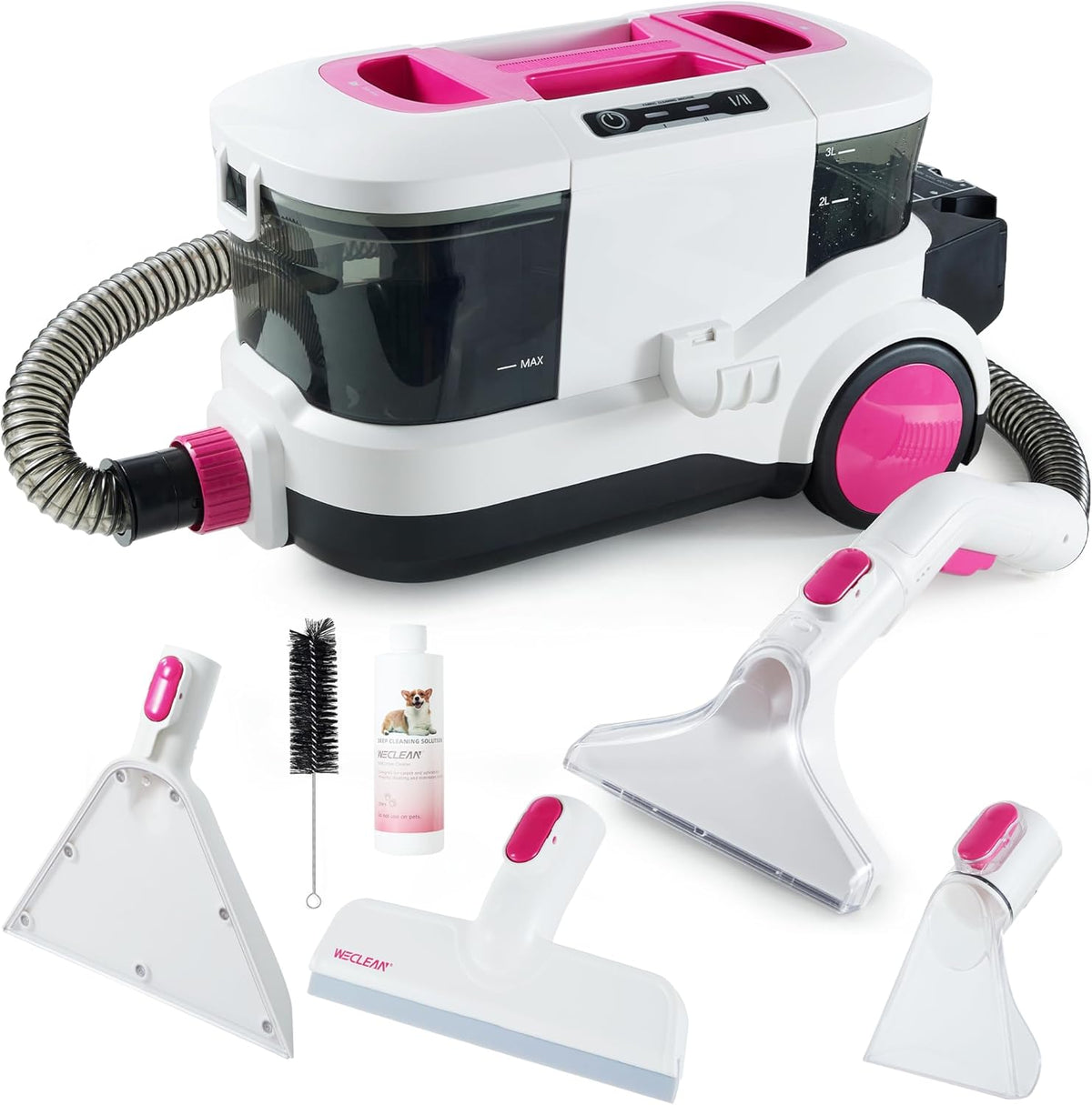 WECLEAN Carpet Cleaner Machine and Stain Remover for Deep Cleaning Upholstery for Carpets Rugs and