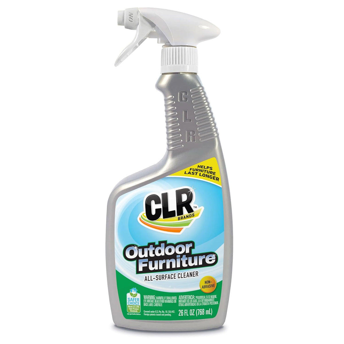 CLR Brands Outdoor Furniture Cleaner, 26 oz. Spray Bottle, Cleans Outdoor Surfaces, Remove Dirt and