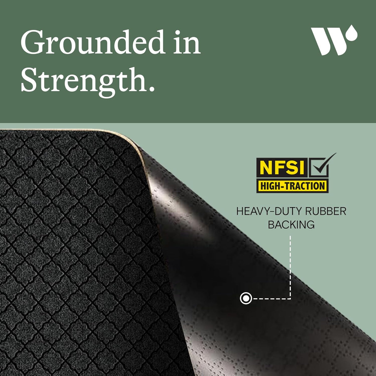 WaterHog Heavy Duty Doorway Mat, 4' x 6', Made in USA, Durable & Skid-Resistant Entryway Mat